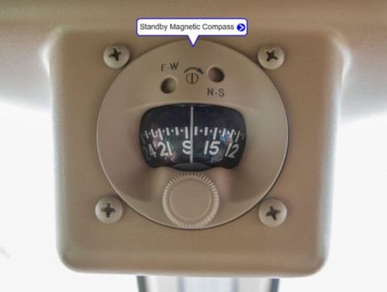 The standby magnetic compass