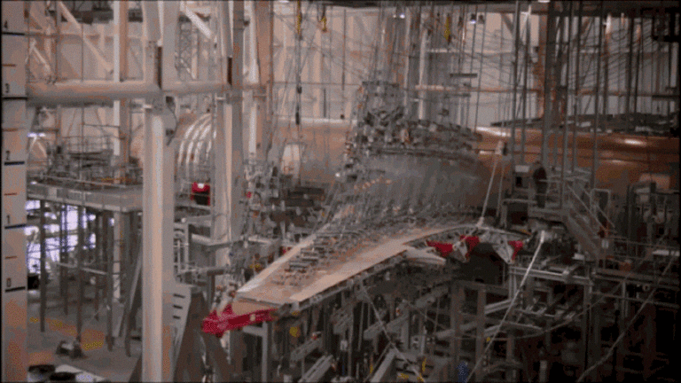 Stresses act on airplane wing skin