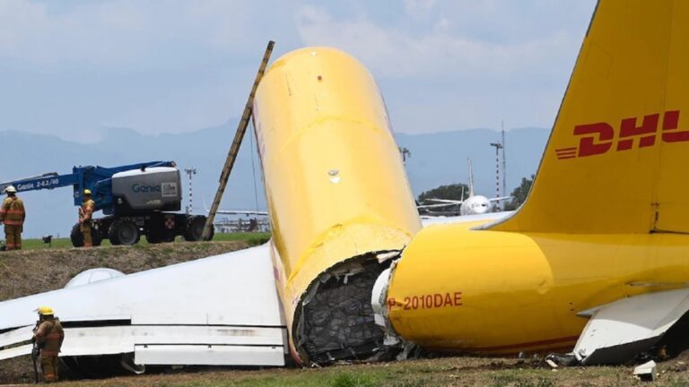 DHL’s Boeing plane crash lands in Costa Rica