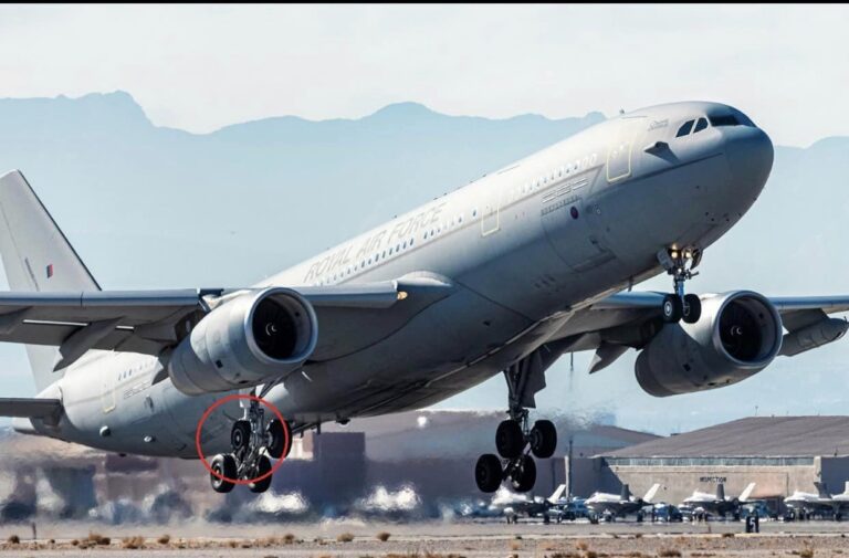 2012 built Royal Air Force Airbus A330-200MRTT Voyager (ZZ335) suffered Right MLG FWD Outboard tire burst during takeoff