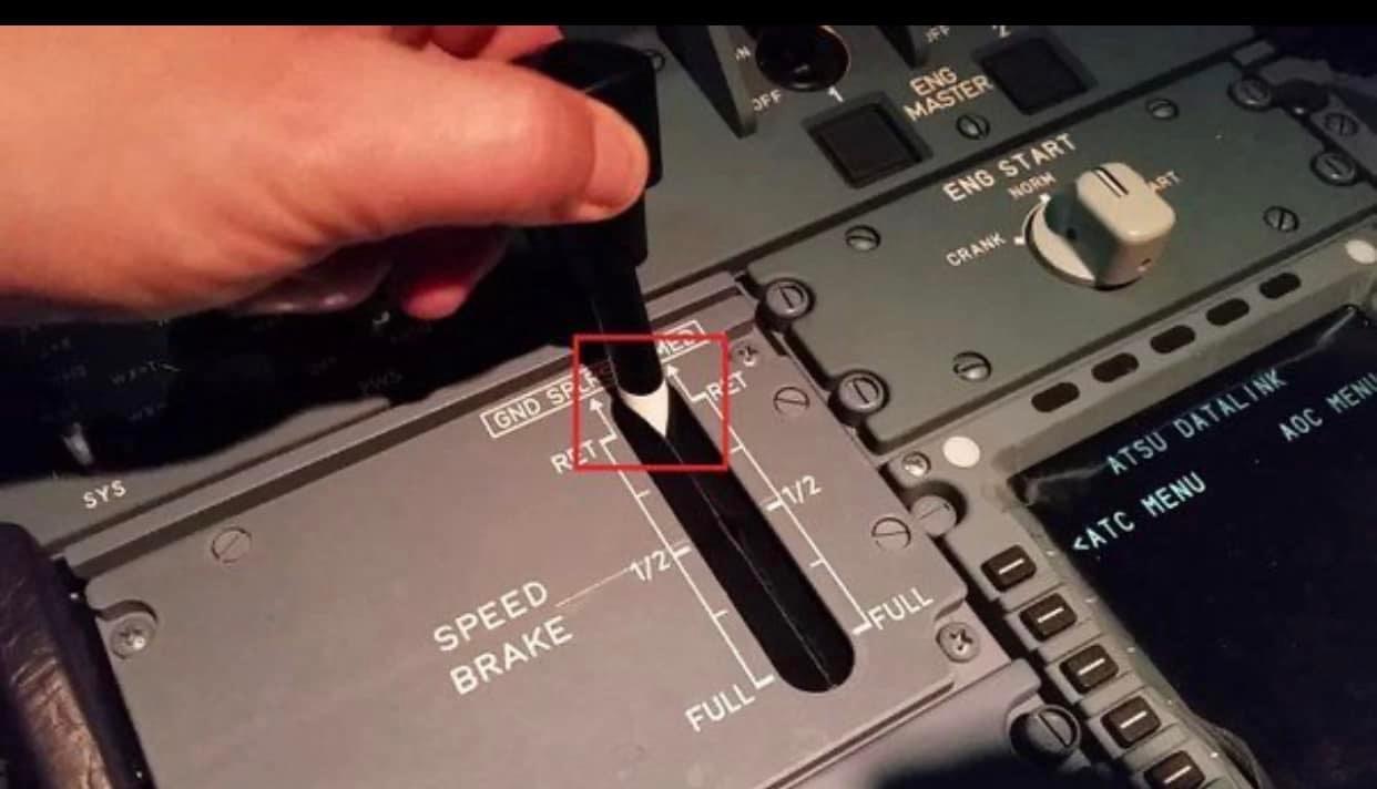 In the A320, what action or control input triggers the activation of the ground spoilers?