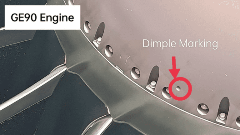 Identifying the fan blade numbering