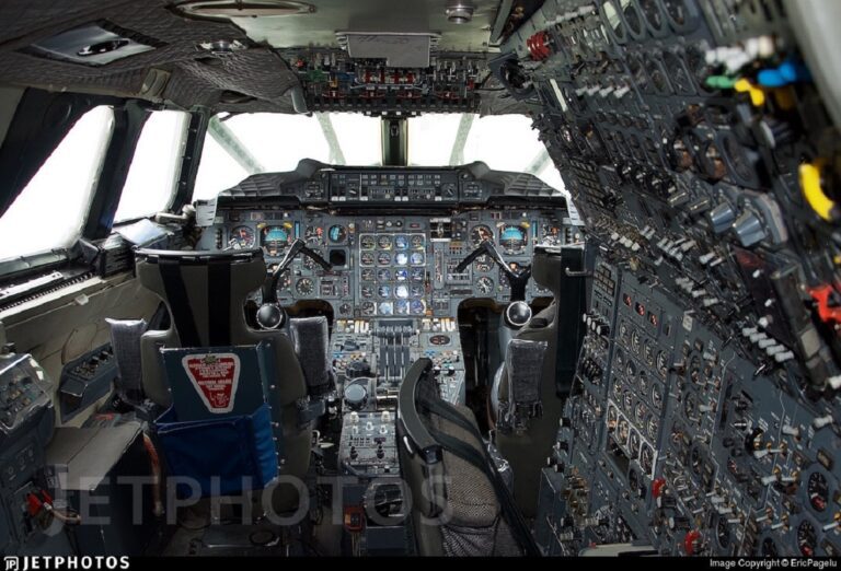 Concorde Cockpit and Flight Engineer’s station