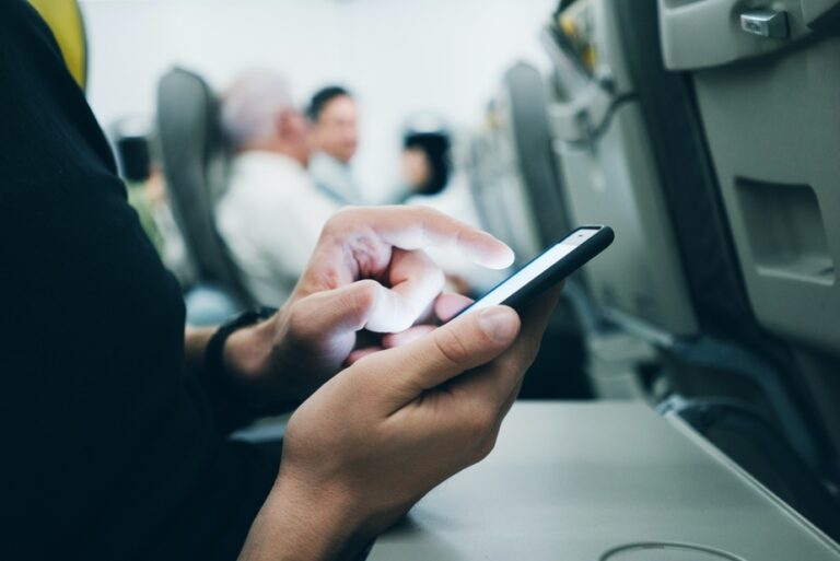 Do you have to put your devices in airplane mode on a plane? Or is that just during takeoff and landing?