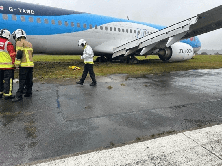 TUI Airways Boeing 737-800 Runway Excursion
