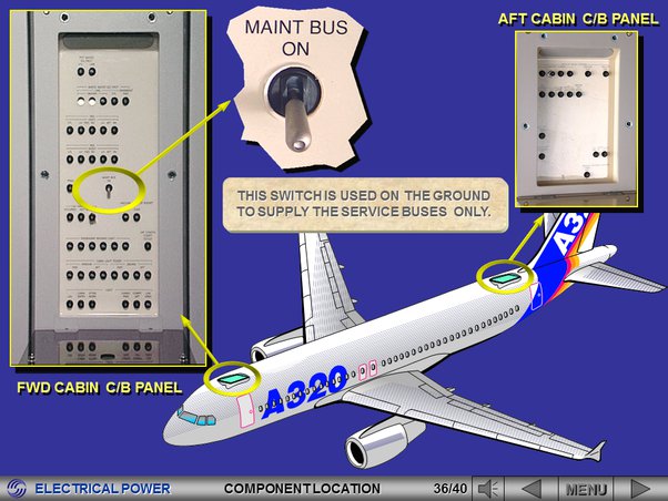 A320 Cabin C/B Panel