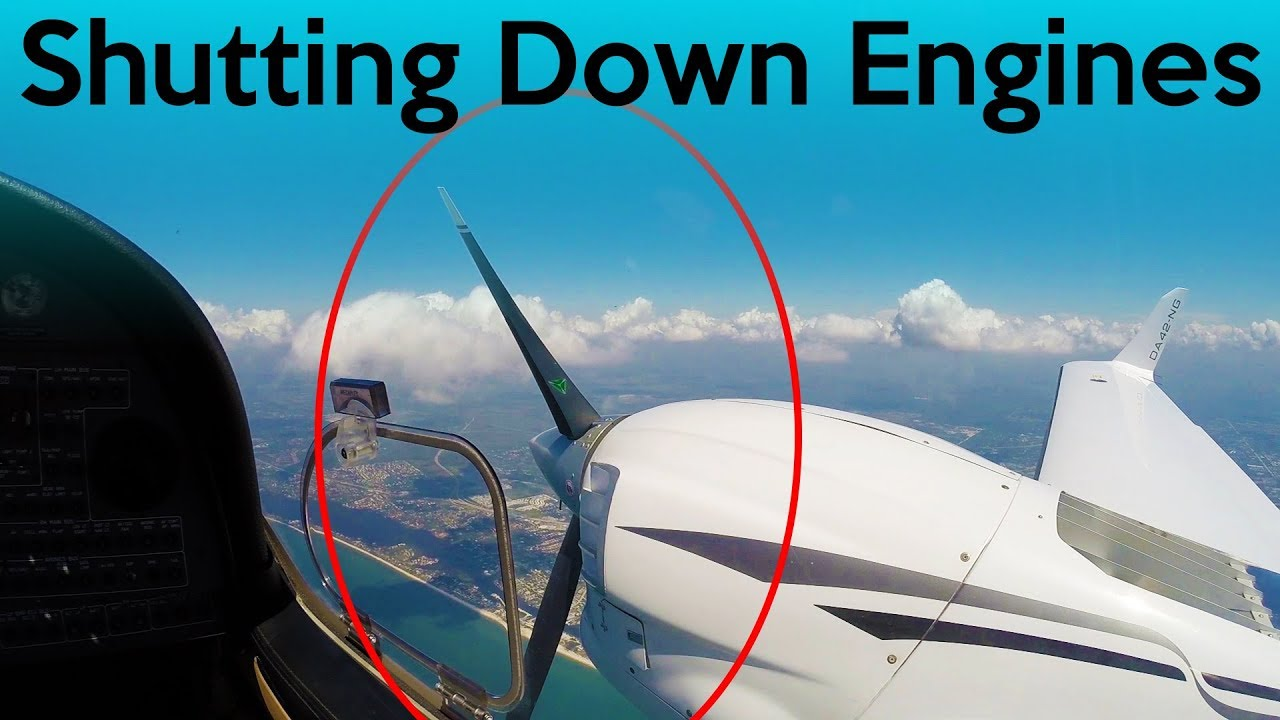 Do pilots shut down engines on passenger jets during flight?