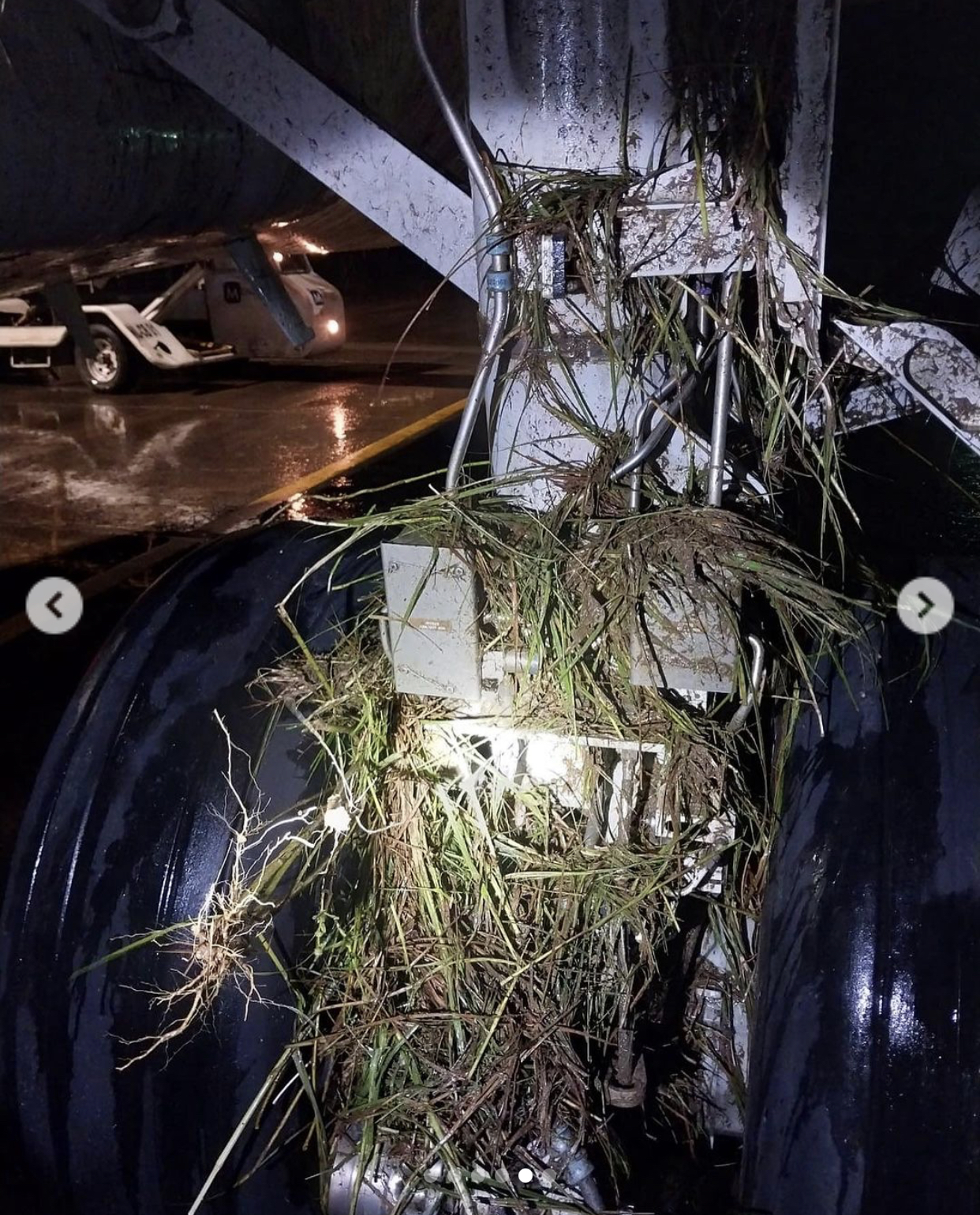 RAM B738 at Monrovia on Aug 17th 2024, temporary runway excursion on landing