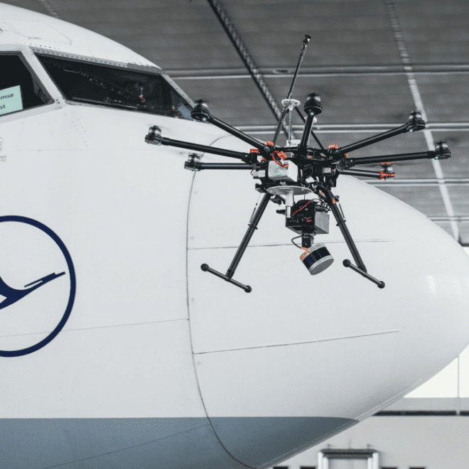 Can you use drones in aircraft inspection and maintenance?