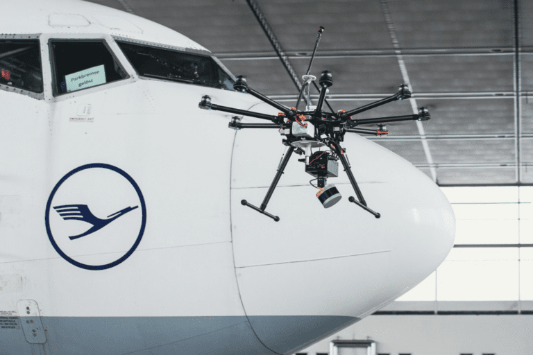 Can you use drones in aircraft inspection and maintenance?