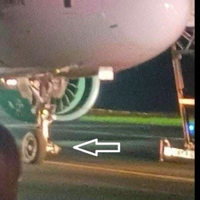 Hard Landing – The Airbus A321-271NX aircraft (N607FR)