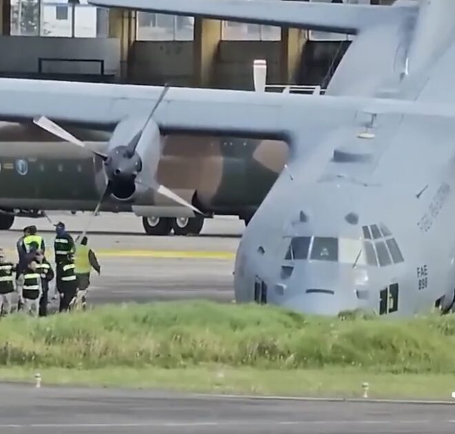 Incident Involving Ecuadorian Air Force C-130H Hercules FAE-898 at Latacunga Airport