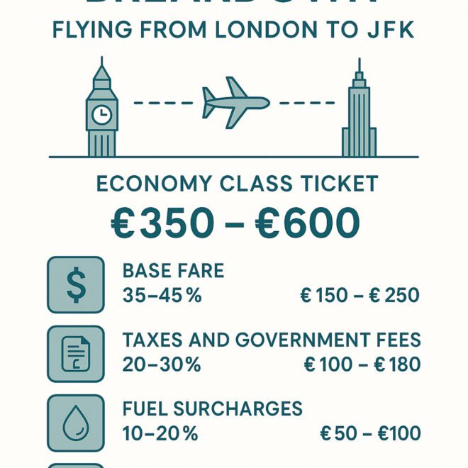 ✈️ Airfare Cost Breakdown: Flying from London to JFK