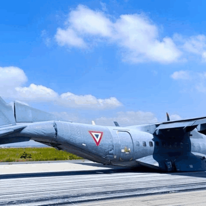 Serious Damage to Mexican Air Force CASA C-295M (FAM-3201) After Emergency Landing at Felipe Ángeles Airport