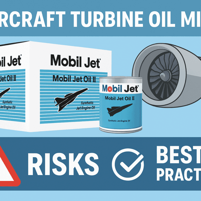 Aircraft Turbine Oil Mixing: Technical Guidelines and Safety Considerations