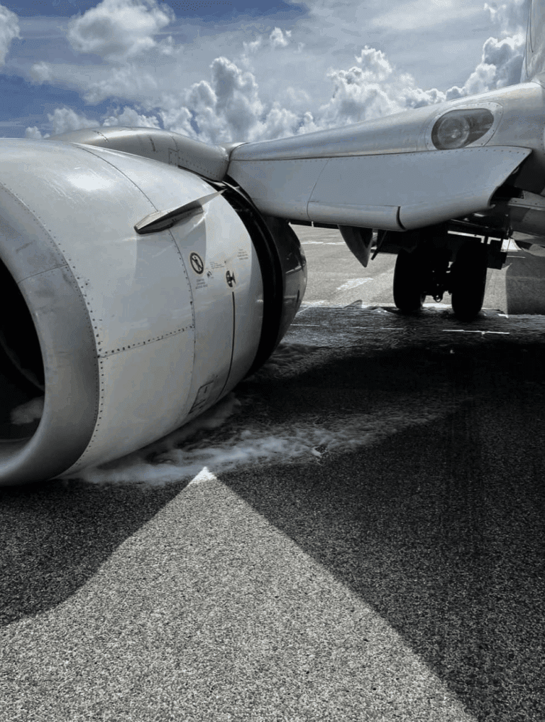 Hard Landing at Sint Maarten: WestJet 737-800 (C-GWSR) Collapses Right Main Gear, Damages RH Engine on Runway 10