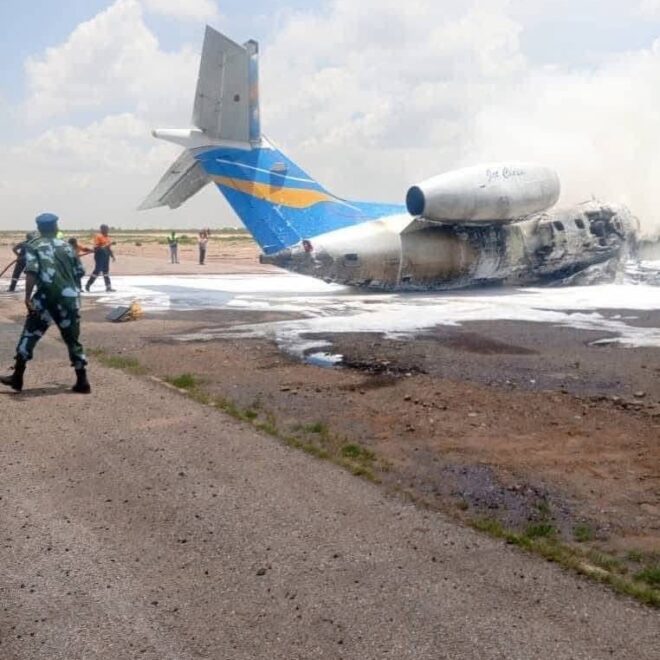 AirJet Angola ERJ-145LR Destroyed by Fire After Landing Accident in Kolwezi — All 29 Survive