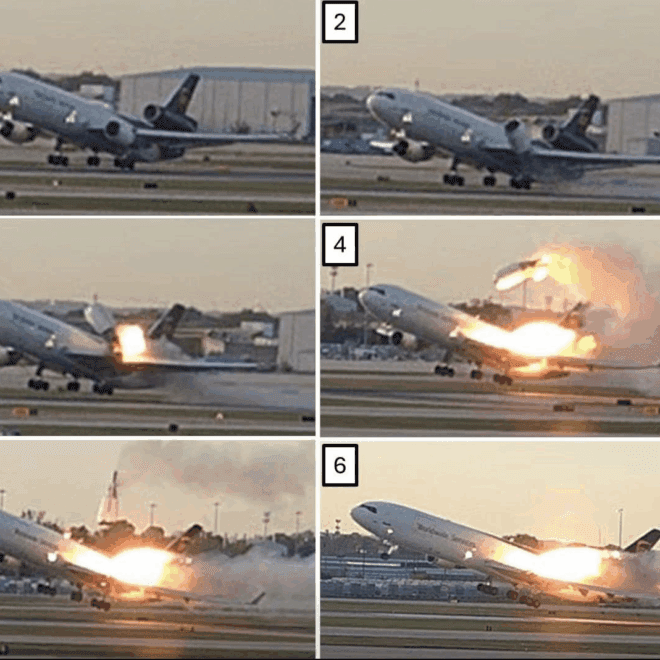Shocking Footage Shows Engine Detaching Before Fire
