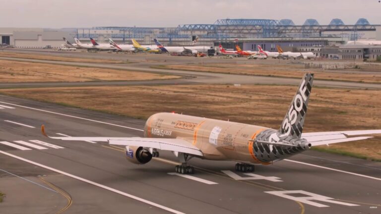 A350F First Flight. Payload, Range and How It Compares with the 777F