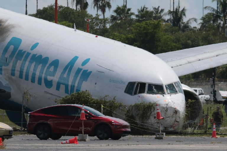 Amazon Prime Air 767 Overruns Runway at Miami International Airport, Killing Five
